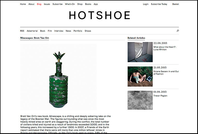 Brett Van Ort book review, Hotshoe, Summer 2013